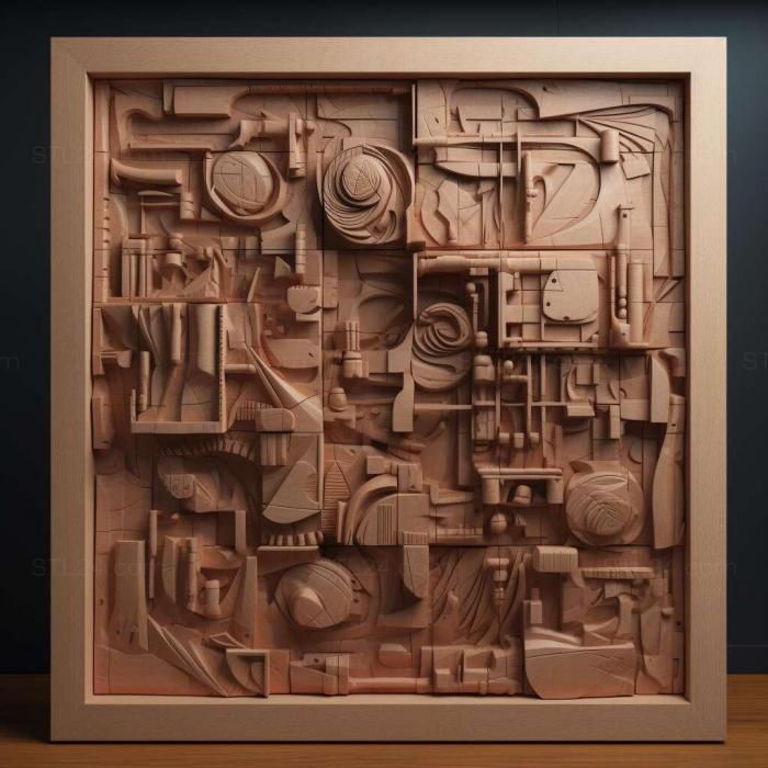 Patterns and decorations (Louis Kahn 4, PATTERN_668) 3D models for cnc